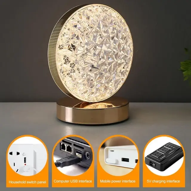 Επιτραπέζιο Φωτιστικό με USB 700K-6500K - USB Highlight three gear lamp Model:8210 002462 2