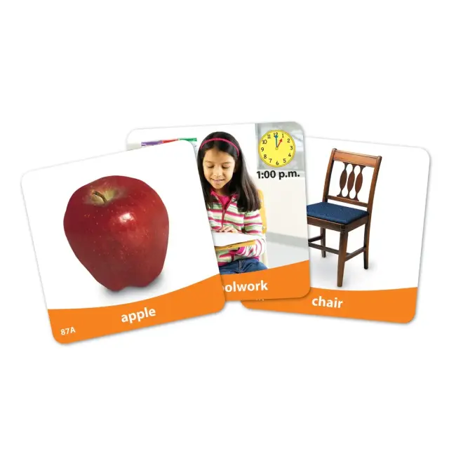Learning Resources Εκπαιδευτικό Παιχνίδι Basic Vocabulary Photo Cards Set για 5+ ετών LER 6079 2