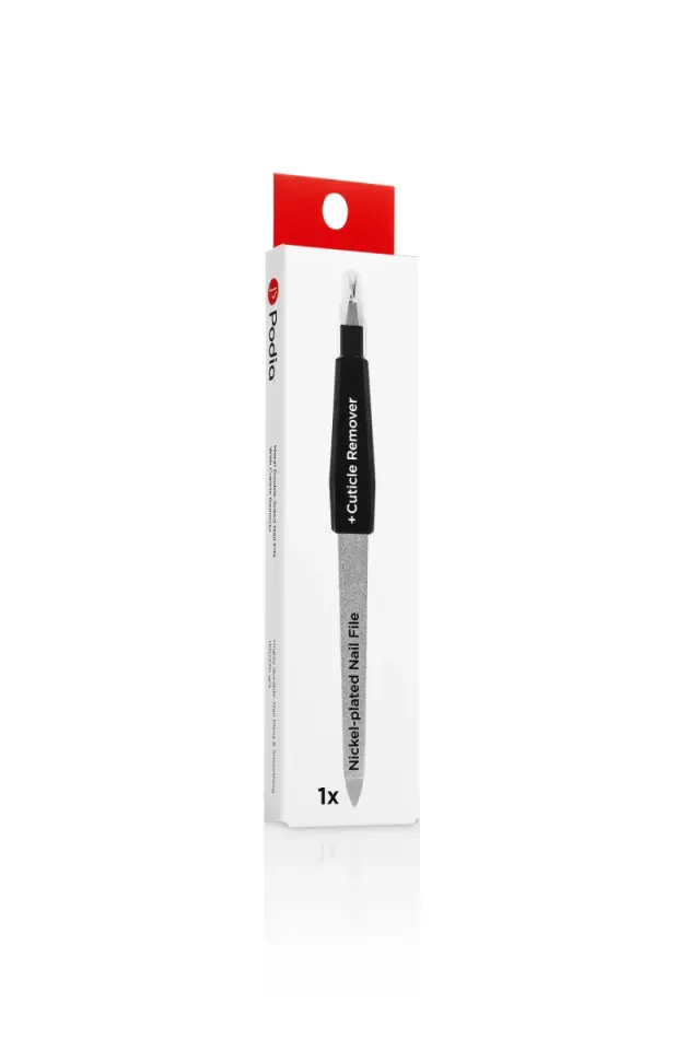 Podia Nickel Plated Nail File - Λίμα Νυχιών με εξάρτημα Απομάκρυνσης Παρωνυχίδων 1τμχ