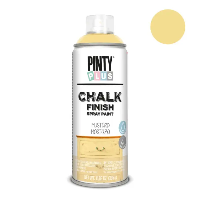 Pinty Plus Chalk Finish Paint Spray Σπρέι κιμωλίας 400 ml Yellow Mustard / CK801