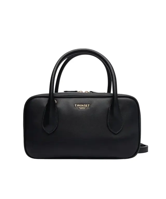 Twinset - Γυναικεία Τσάντα Medium Bowler Bag 252TD8062-00006 Μαύρο