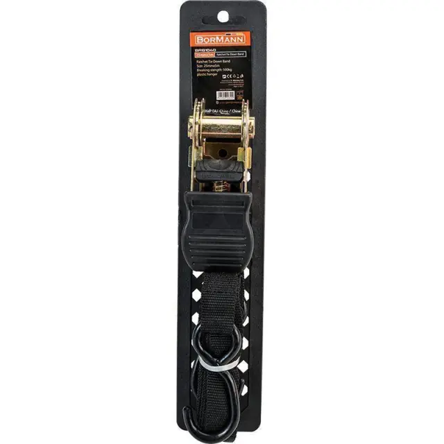 Bormann Pro BRB1040 - Ιμάντες πρόσδεσης καστάνιας 25mm x 5m (028499)