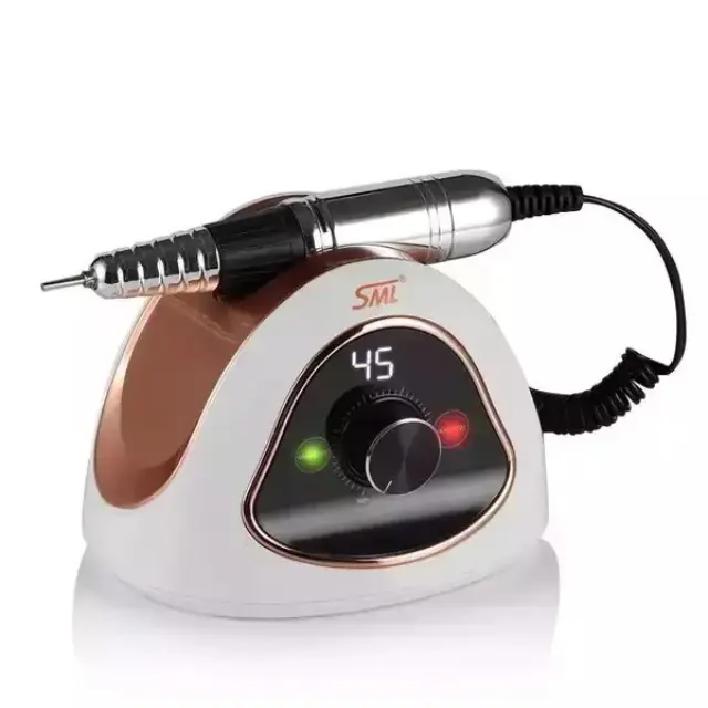 SML Τροχός Νυχιών Ρεύματος 45000rpm σε Λευκό/Μωβ Χρώμα 65W M15