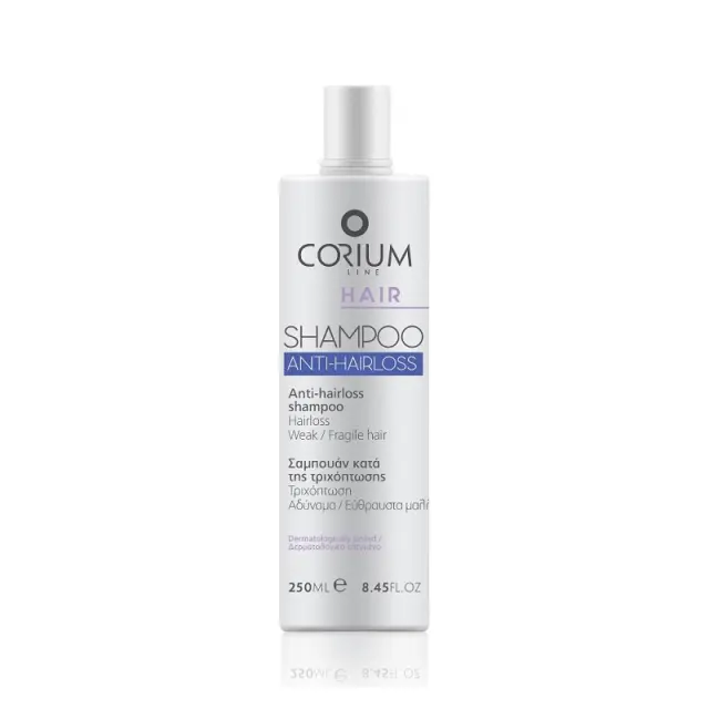 Corium Hair Shampoo Anti-Hair Loss, Σαμπουάν Κατά Της Τριχόπτωσης 250Ml