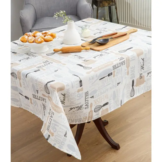 Καρέ Bon Apetit Εκρού 90 x 90 cm Εκρού 90 x 90 cm 2