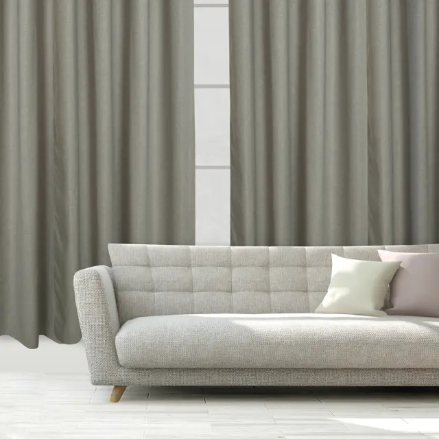 Κουρτίνα Με Κρίκους 140x270 Das Home 2259 Γκρι 100% Πολυέστερ