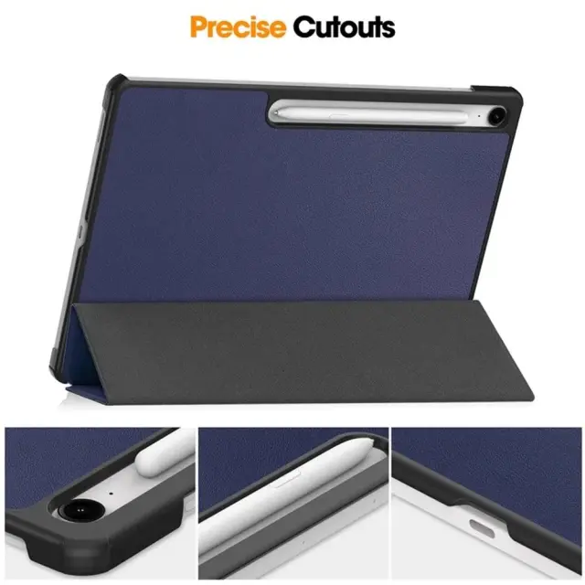 Techsuit® FoldPro Flip Cover Θήκη για Galaxy Tab S10 FE Plus- Blue 3