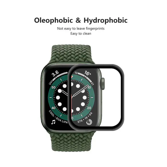 Hybrid Pro+ Glass για Apple Watch 4/5/6/SE 44mm- Black OEM 3