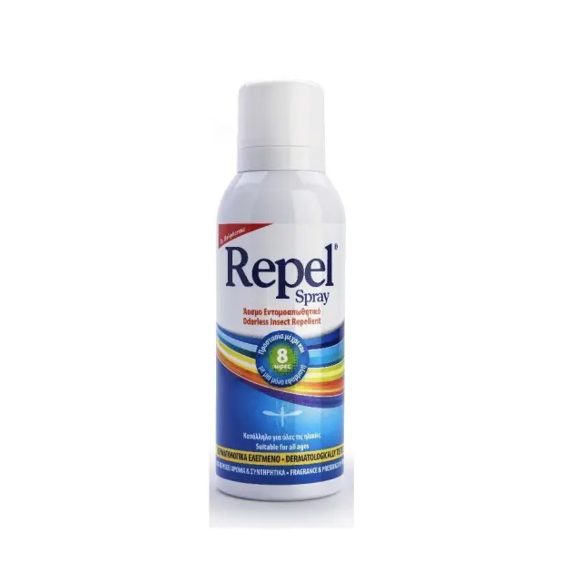 Uni-Pharma Repel Spray Άοσμο Εντομοαπωθητικό με Υαλουρονικό 100ml 2