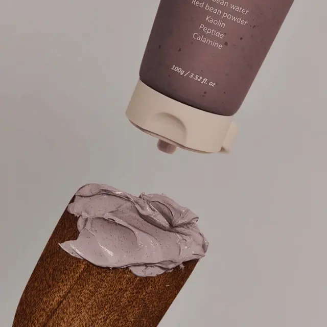 Heveblue Pot Pore Peptamin Wash Off Pack Mask Μάσκα Προσώπου για Πόρους και Λιπαρότητα, 100gr 2