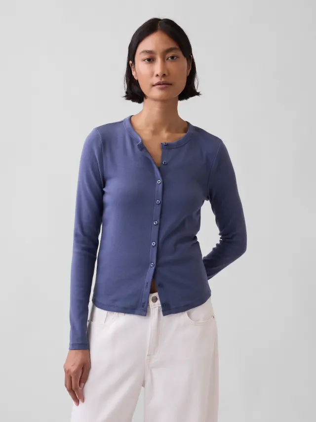 Γυναικεία Ζακέτα Modern Crewneck Sargassus blue
