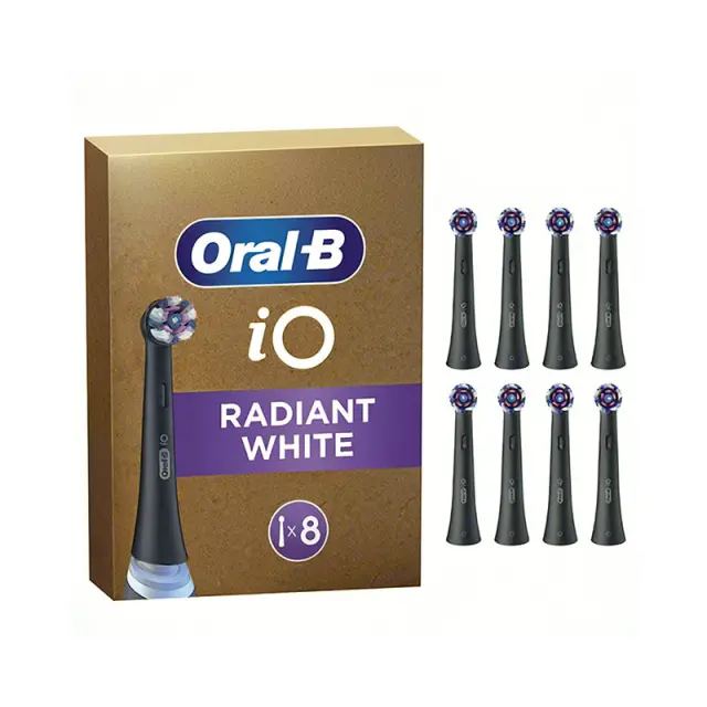 OralB Ανταλλακτικές Κεφαλές iO Radiant White Economy 8τεμ