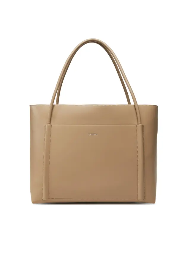 Calvin Klein Γυναικεία Τσάντα Linn Large Shopper Μπεζ