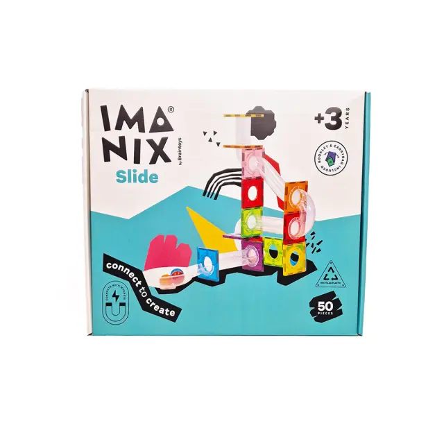 Imanix Μαγνητικό Παιχνίδι Κατασκευών Τόμπογκαν 50 τμχ. (3+ ετών) 190110