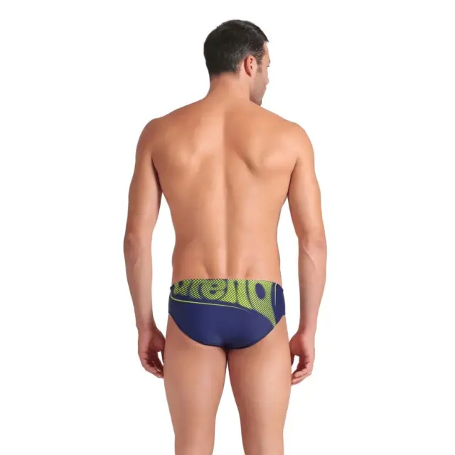Arena Men's Bright Glare Swim Briefs Slip Μπλε - Κίτρινο 008942-706 (Arena) 2