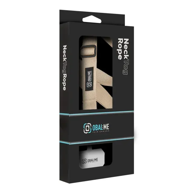 OBAL:ME NeckTag Ribbon Rope for Mobile Phone Ivory 2