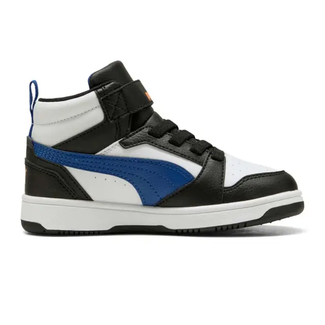 Puma Kids Rebound V6 Mid AC+ (PS) Άσπρο - Μπλε 393832-31 (Puma) 2