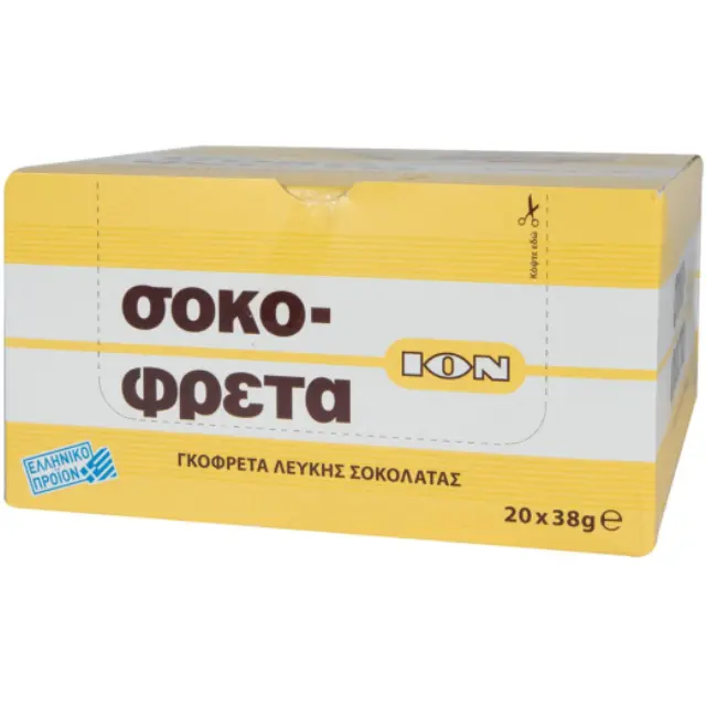 Ιον Σοκοφρετα Λευκη Σοκολατα 38Γρ. (NR8102) 2