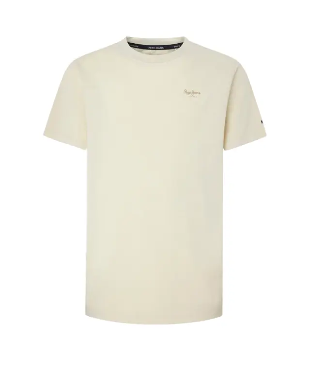 Pepe Jeans - Ανδρικό T-shirt Jacko Regular Fit PM508664-803 Μπεζ