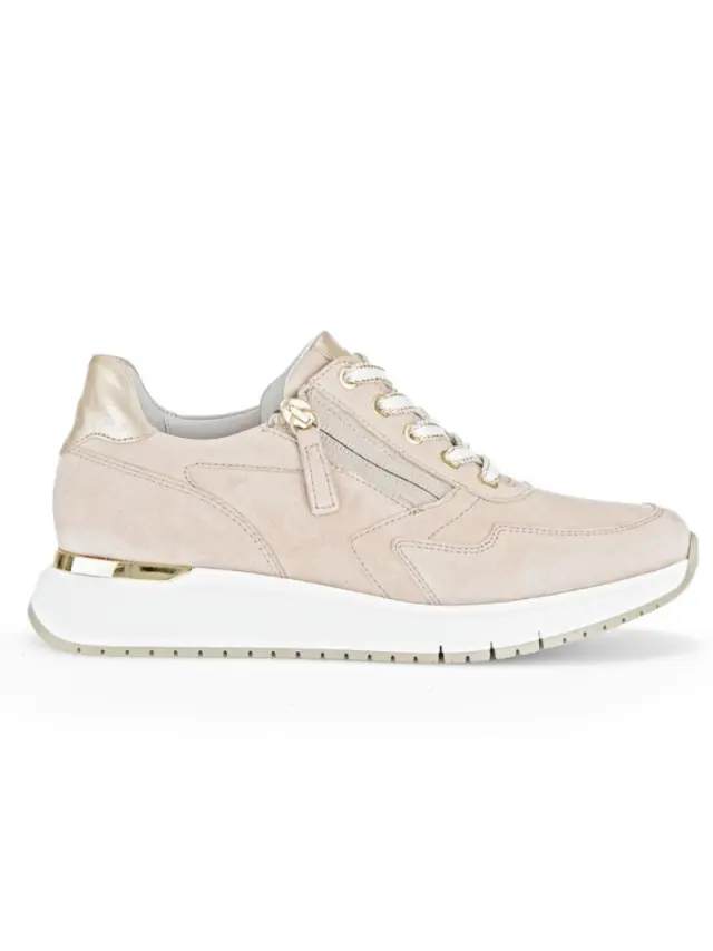 Gabor Sneakers Γυναικείο δέρμα Nubuck/δέρμα Μπεζ GAB/46448 33-OAK/PLATINO 3
