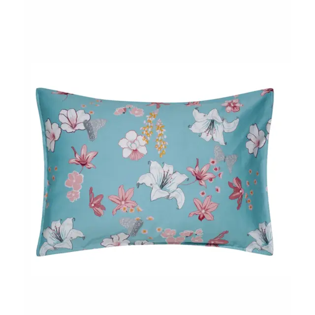 Σετ Μαξιλαροθήκες 2 Τεμαχίων Kentia Darlyn Ciel-Pink-White-Yellow 50x70