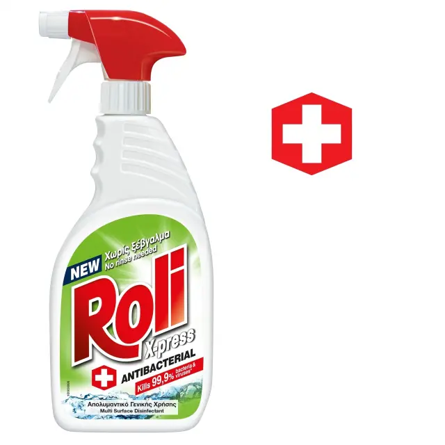 Roli Xpress Antibacterial Spray Απολυμαντικό Γενικής Χρήσης, 700ml 3