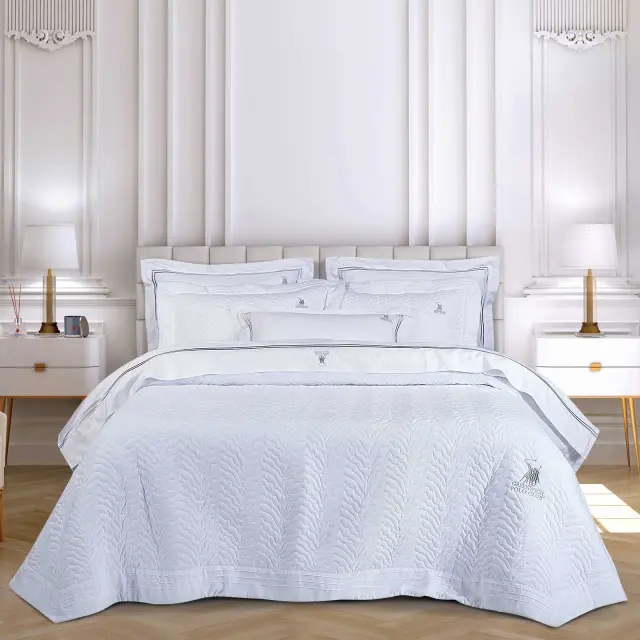 Ζεύγος Μαξιλαροθήκες 50x70+8 Oxford Classic Greenwich Polo Club 2351 White 100% Microfiber 2