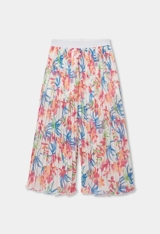 Boboli Trousers gauze με τύπωμα για κορίτσι 763040-9846 - 14