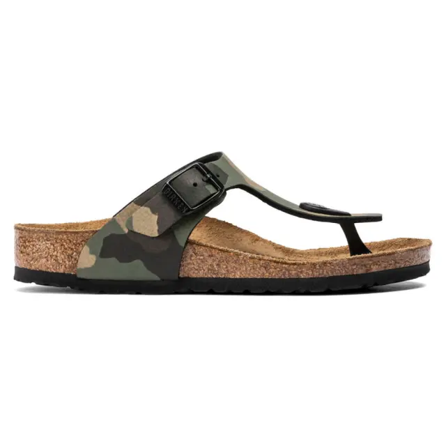 Birkenstock Σαγιονάρες Γυναικείο Birko-Flor(ανθεκτικό υλικό της Birkenstock-επιτρέπει την επαφή με το νερό) Πράσινο BIR/GIZEH CAMO 1019339 ΚΗΑΚΙ