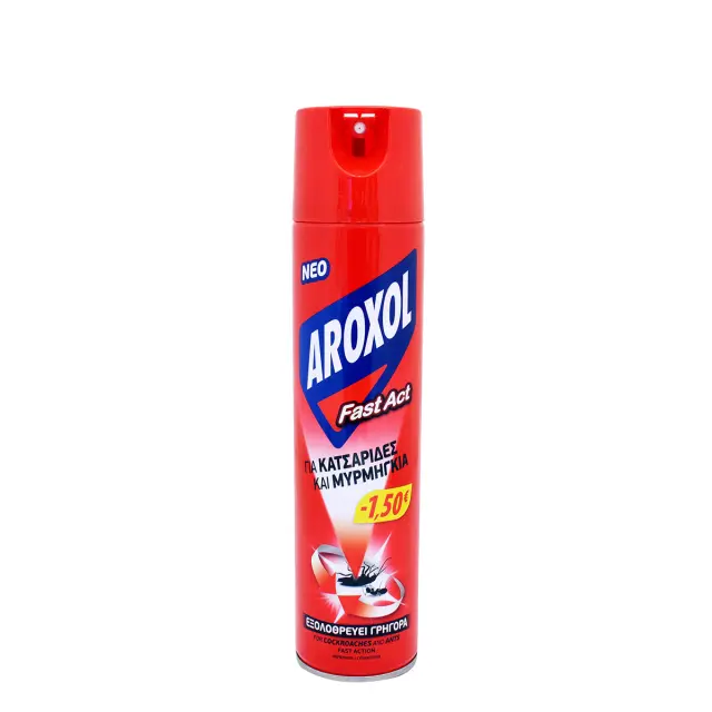 Κατσαριδοκτόνο AROXOL Spray Fast ACT 300ml