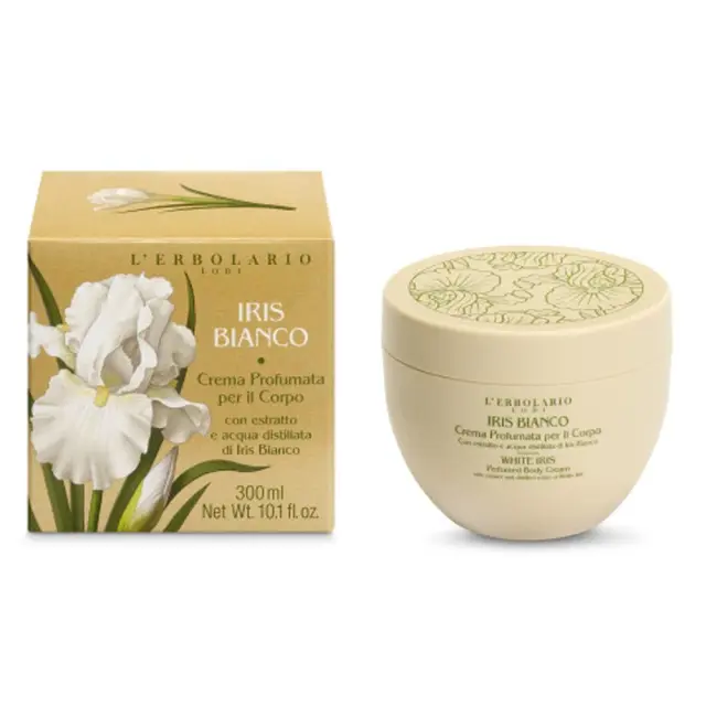 L'Erbolario Iris Bianco Αρωματική Κρέμα Σώματος, 300ml