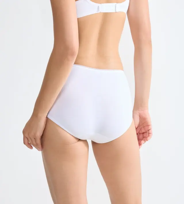 Sloggi 24/7 Cotton Midi Βαμβακερά Σλιπ Λευκό 3-Pack - EU 52 3