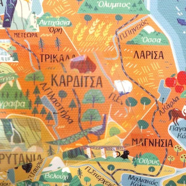 Svoora Εκπαιδευτικός Χάρτης με Μαγνητικό Παζλ "Ταξιδεύοντας στην Ελλάδα" (6+ ετών) 03017 3