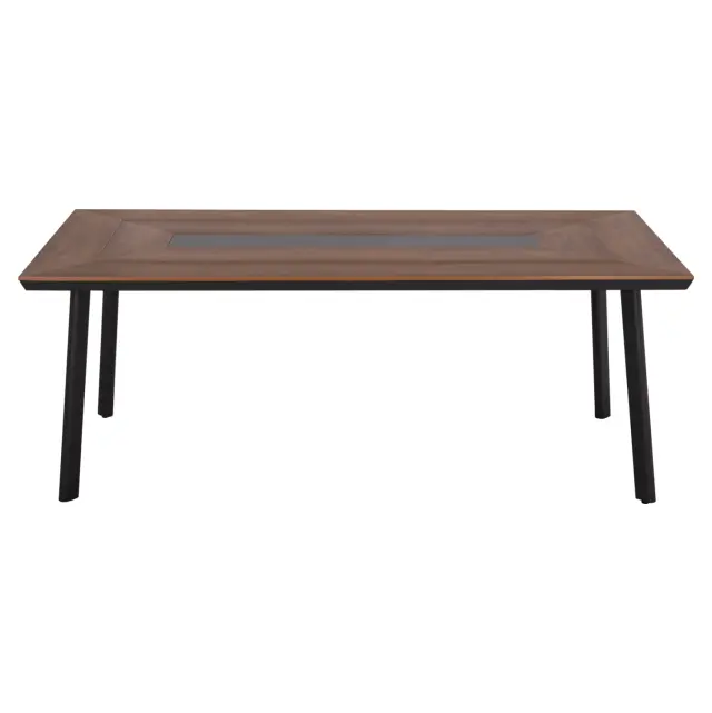 ΤΡΑΠΕΖΙ ΑΛΟΥΜΙΝΙΟΥ ΜΕ POLYWOOD 200X94 ΓΚΡΙ FB95131.12 3
