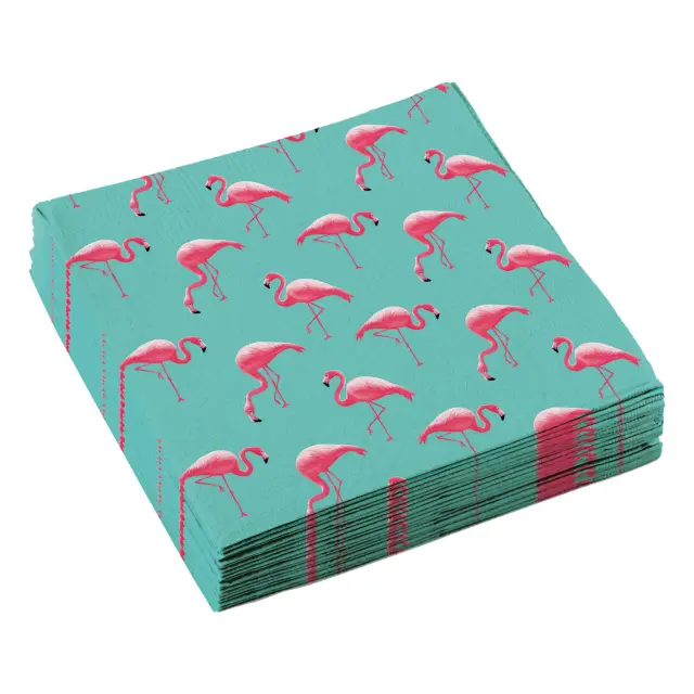 Party Χαρτοπετσετες Flamingo 33X33 Συσκευασια 16 Τμχ (Μ9903328)