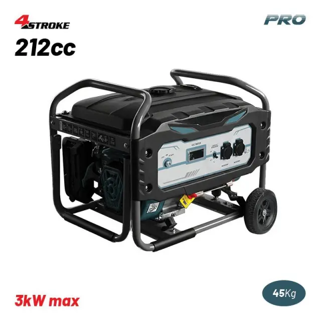 Bormann Pro BGB3710 - Γεννήτρια Βενζίνης Τετράχρονη με Ρόδες και Μέγιστη Ισχύ 5.5kVA