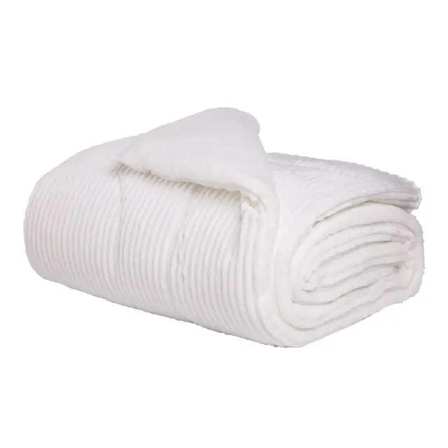 Κουβερτοπάπλωμα 160x220 Μονό 750gsm Fleece-Sherpa Das Home 1364 White 100% Πολυέστερ 3