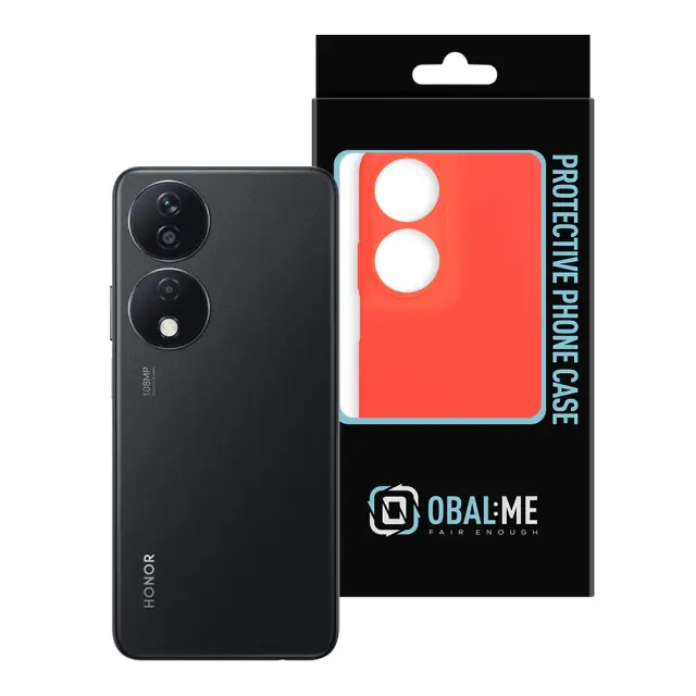 OBAL:ME Matte TPU Cover for Honor X7b Red 3