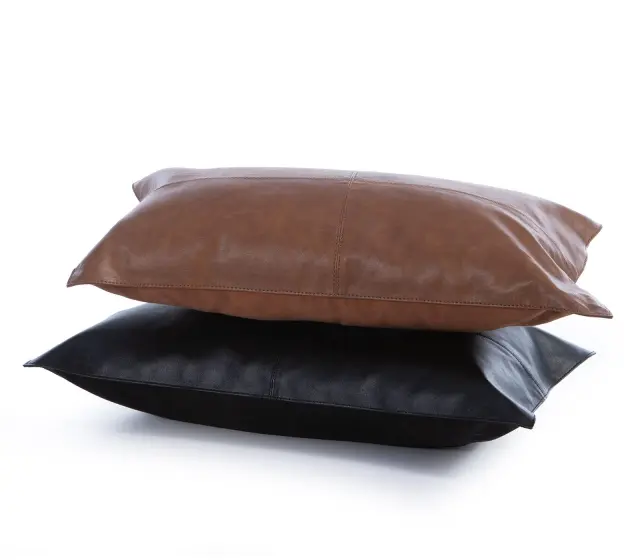 Nef-Nef Homeware Μαξιλάρι Τεχνητό Δέρμα Lethal 30x50 Black 3