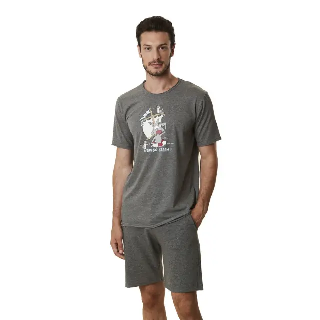 Μπλούζα Ανδρική T-shirt Mix & Match 5308 Navigo Green Happy People - XXL