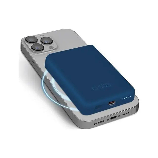 SBS PowerBank 5000mAh USB-C, MagSafe Blue (TEBB5000MAG1CB)