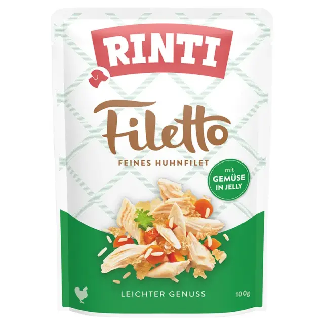 RINTI Filetto Φακελάκια Κοτόπουλο & Λαχανικά σε Ζελέ 100gr