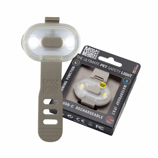 Max & Molly Matrix 2.0 Ultra LED Safety light Sand Μπεζ 2