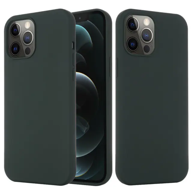 Θήκη Σιλικόνης με MagSafe για iPhone 13 Pro Max- Dark Green OEM 2