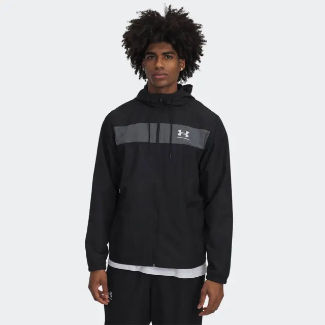 Under Armour Sportstyle Windbreaker Black/Grey 1361621-005