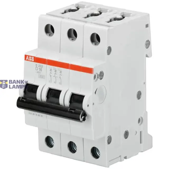 S203-D20 Miniature Circuit Breaker - 3P - D - 20 A