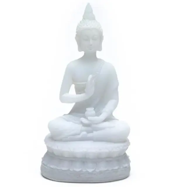 Γλυπτό Buddha Statue Amrita από αλάβαστρο με ενσωματωμένη βάση 16cm