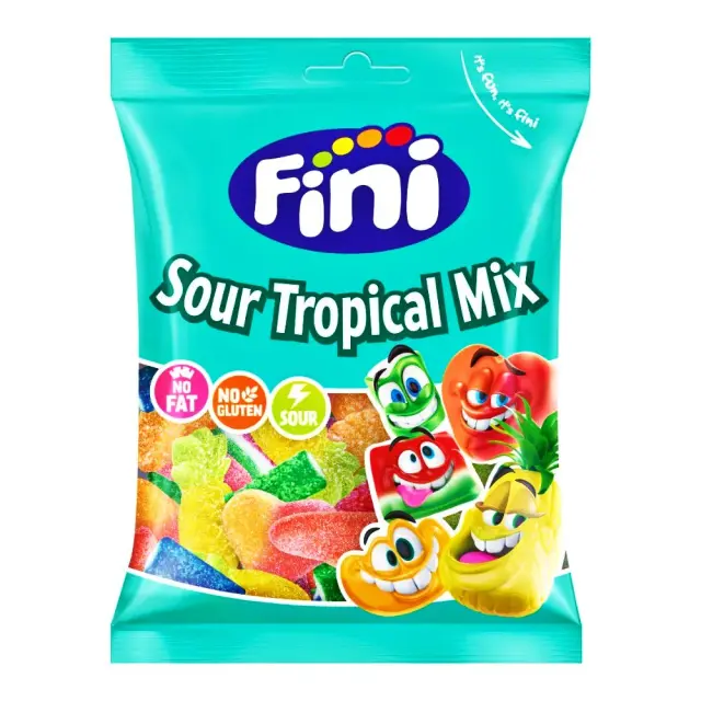 Fini Sour Tropical Mix (No Fat - Gluten Free - 100gr)