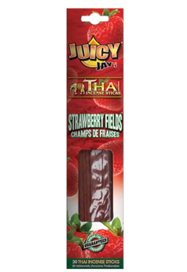 Juicy Jays Thai Incense Sticks Αρωματικά - Strawberry Fields (Φράουλα) 20 τεμ.