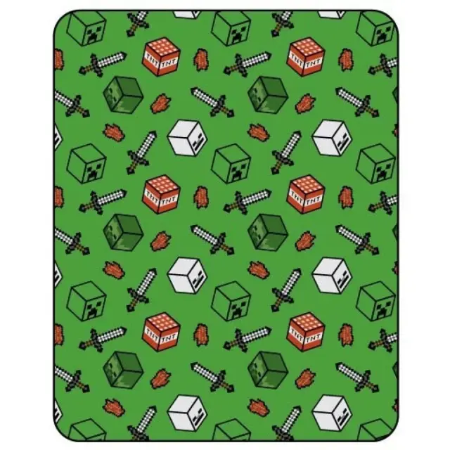 Κουβερτάκι Fleece Blanket Minecraft 110X150cm Ref AYM-011MIN-FL